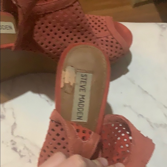 Pink Steve Madden Wedges - Picture 2 of 3